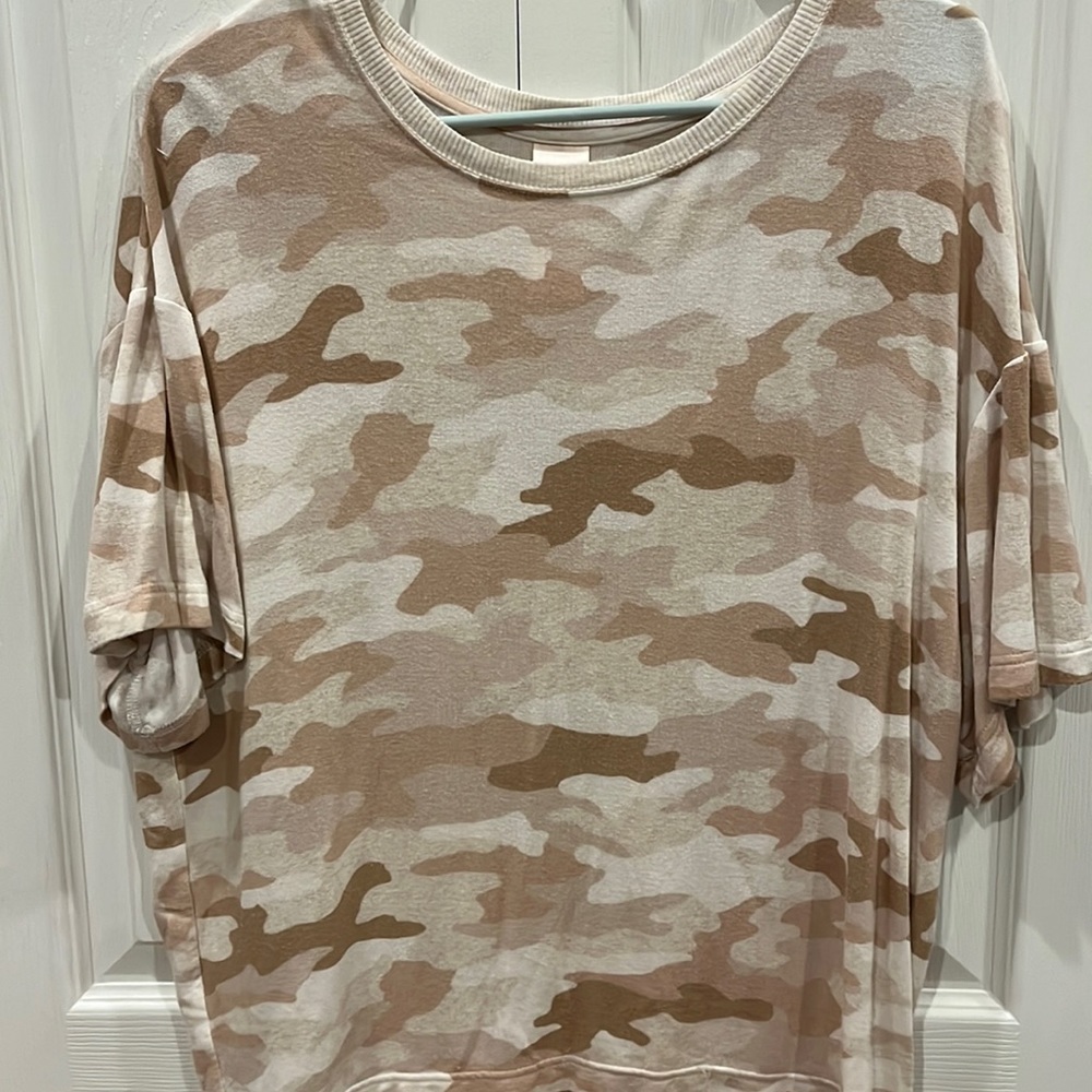 Camo Pajama Shirt